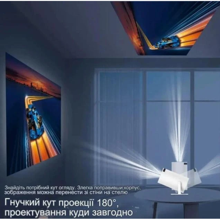 Мультимедійний портативний міні-проектор Magcubic HY300 Android 12 З підтримкою Wi-Fi Bluetooth 4K UHD
