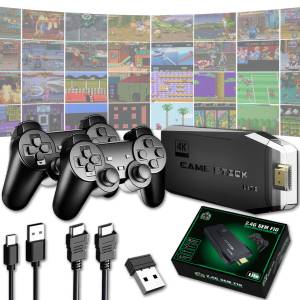 Ігрова приставка M8 Mini Game Stick 4K HDMI та 2 бездротові джойстики
