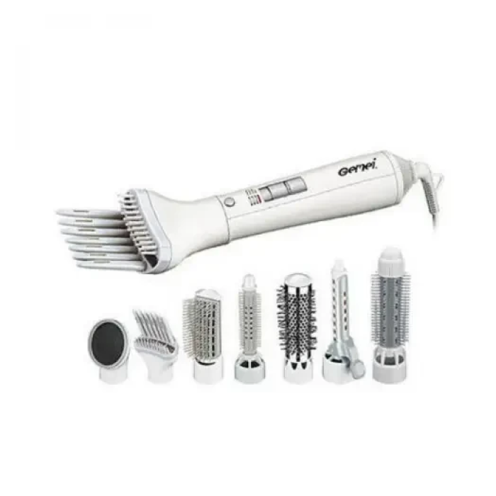 Фен-стайлер для волос 7 в 1 Professional Hot Air Styler Gemei GM-4836 Набор для укладки