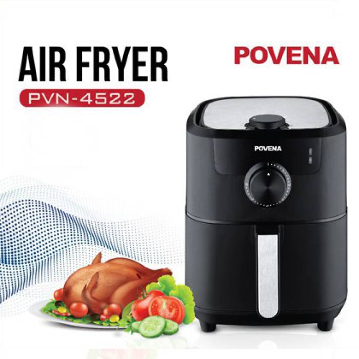Аерофритюрниця-мультипіч POVENA AIR FRYER PVN-5522 Безмасляна Аерофритюрниця