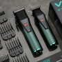 Професійна машинка для стрижки волосся з цифровим дисплеєм VGR V-677 Зелений