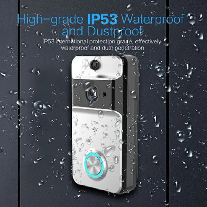 Бездротовий водонепроникний домофон HD WI-FI Video Doorbell IP53 Water Proof з камерою і датчиком руху