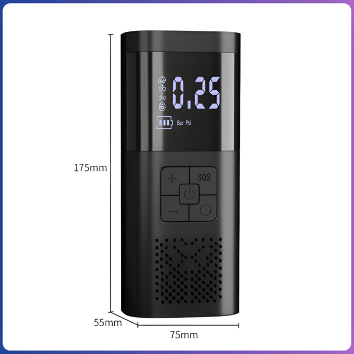 Автомобільний бездротовий повітряний насос Wireless air pump VC027 Портативний компресор акумуляторний