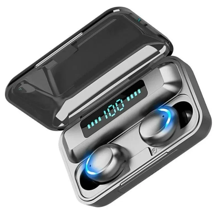 Бездротові вакуумні навушники Bluetooth з кейсом TWS BTH-F9-5 сенсорні