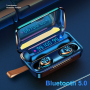Бездротові вакуумні навушники Bluetooth з кейсом TWS BTH-F9-5 сенсорні