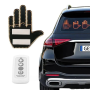 Автомобільна LED табличка долоня на заднє скло з пультом Hand Light Автопідсвічування з 3 режимами