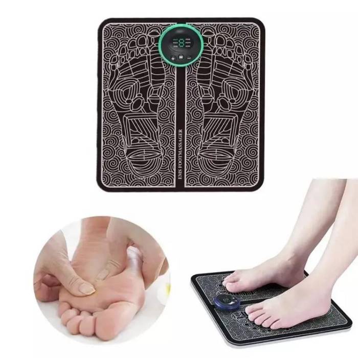 Міостимулятор для ніг EMS FOOT MASSAGER, масажер для ніг і ступнів, що відновлює кровообіг
