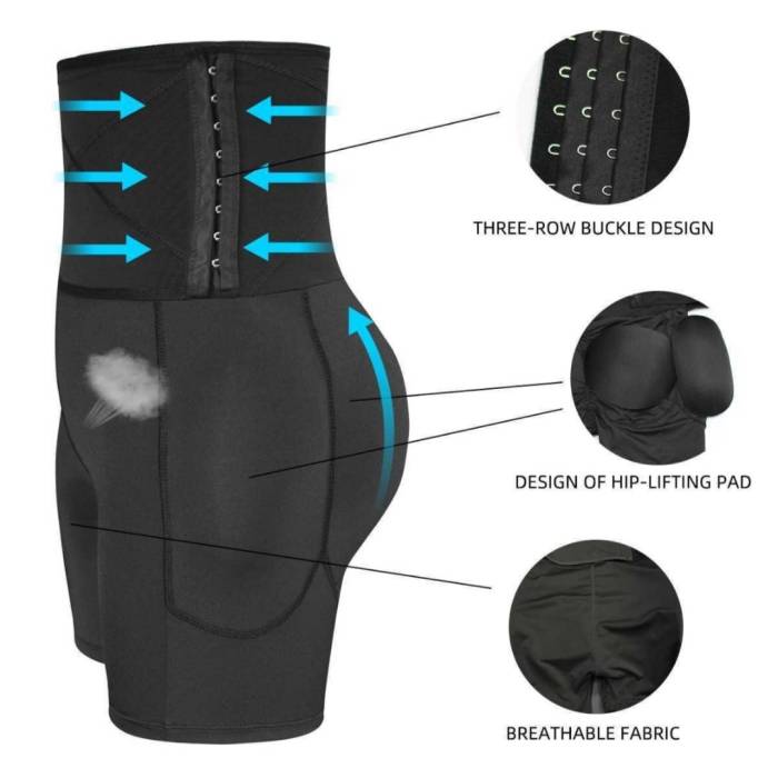 Корректирующие трусики-шорты Body Hip Pants для увеличения ягодиц с высоким поясом