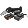 Акумуляторна ланцюгова пилка на 24V сучкоріз для обрізки дерев Electric Chainsaw в коробці