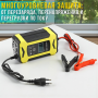 Зарядний пристрій для авто та мото акумуляторів з дисплеєм 12V/6A