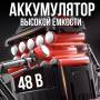 Акумуляторна пилка у валізі на 48V з 2 акумуляторами