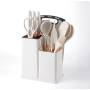 Набір силіконових кухонних речей 19 предметів Білий Kitchen Set Кухонний набір з дощечкою