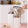 Набір силіконових кухонних речей 19 предметів Білий Kitchen Set Кухонний набір з дощечкою