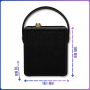 Портативна Bluetooth-колонка 20W з акумулятором 1200mAh та USB