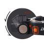 Налобний ліхтар з магнітом та USB Bailong RJ-8101 XPE+COB акумуляторний