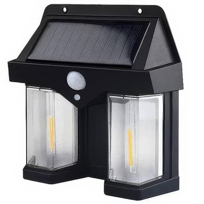 Вуличний світильник на сонячній батареї з датчиком руху Solar Lamp COBA CB-222 Автономний вуличний ліхтар