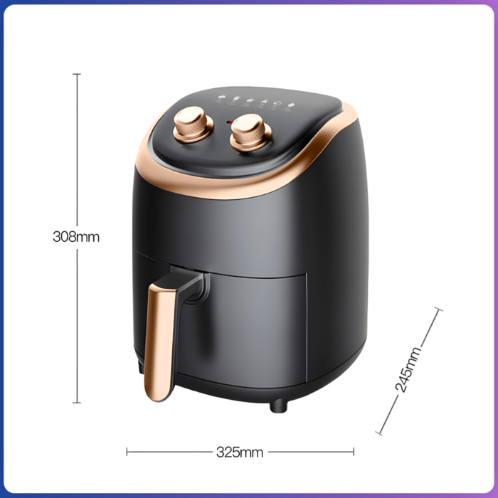 Аерофритюрниця 3.5л з антипригарною чашею та таймером 1200W