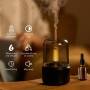 Портативний зволожувач повітря Kinscoter DQ-702 Аромадифузор електричний на 150 мл Чорний