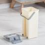 Комплект для уборки швабра с ведром на 4 литра с автоматическом отжимом Easy Mop
