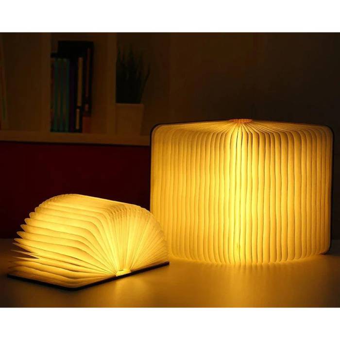 Настольная лампа светильник в виде книги Foldable Book Lamp Ночник для детской комнаты
