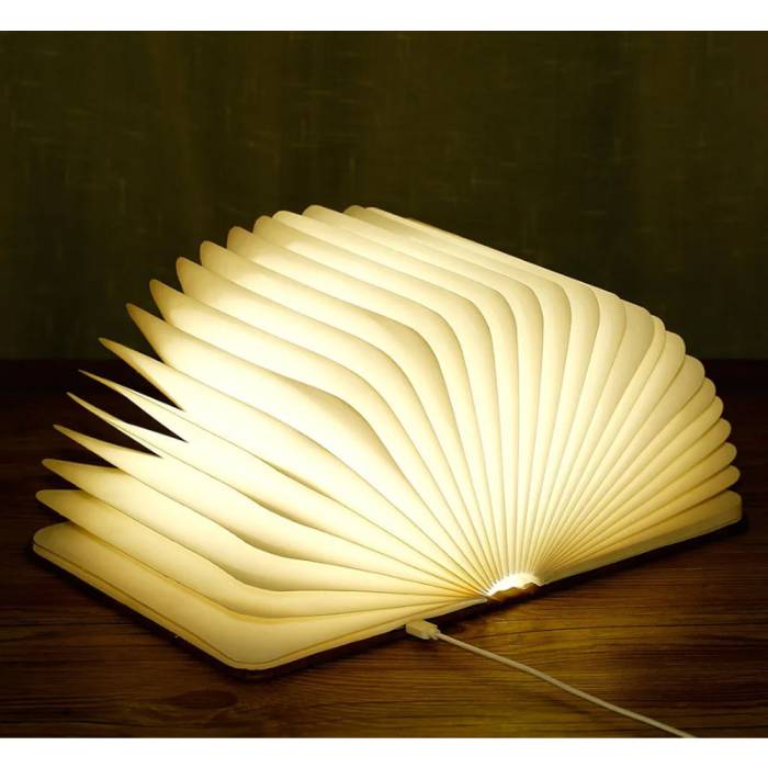 Настольная лампа светильник в виде книги Foldable Book Lamp Ночник для детской комнаты