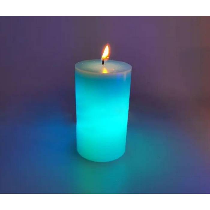 Восковая свеча Mood Magic с настоящим пламенем и LED подсветкой