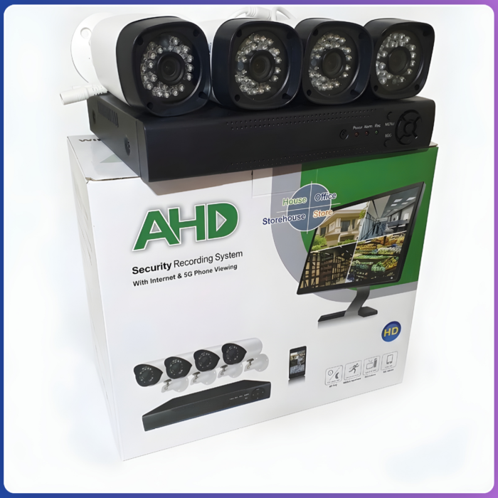 Набір вуличних камер FULL AHD CCTV для відеоспостереження 4 камери 4 Мп