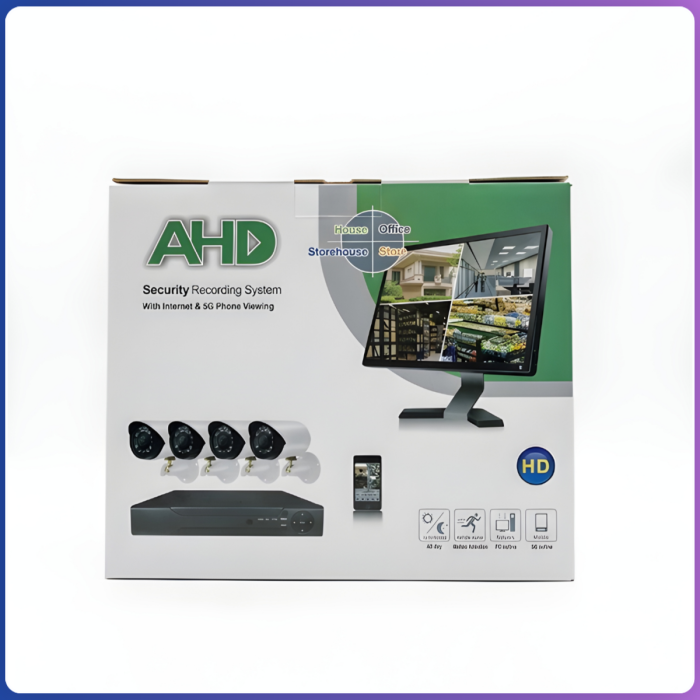 Набір вуличних камер FULL AHD CCTV для відеоспостереження 4 камери 4 Мп