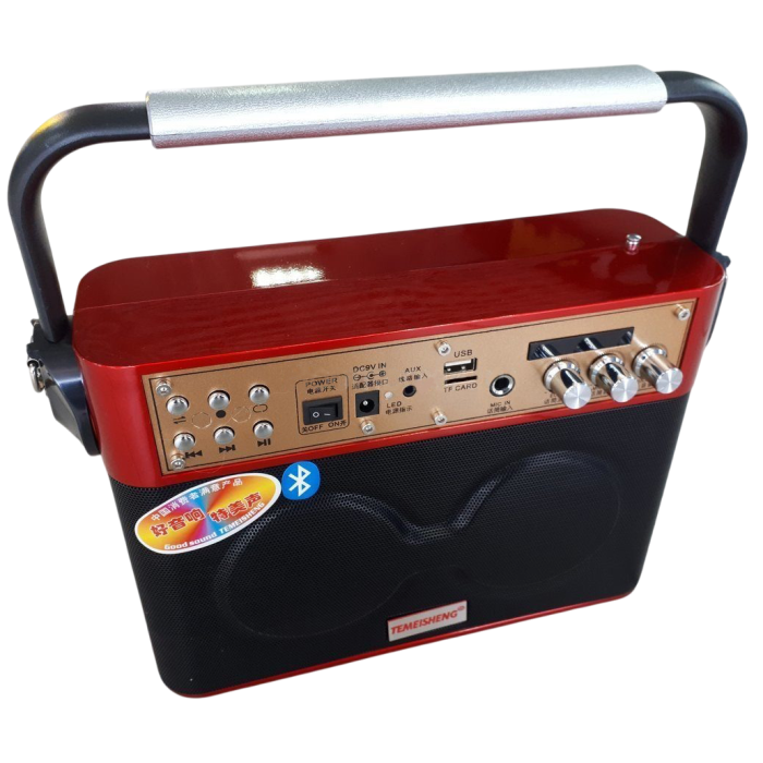 Bluetooth колонка з пультом, FM радіо та підтримкою флеш карт Temeisheng A4-2