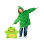 Дитячий плед з рукавами та капюшоном дитячий Huggle Pets Hoodie RD-07 Зелений
