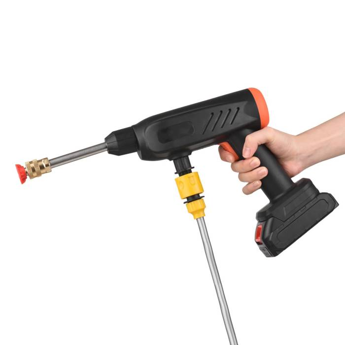 Мойка высокого давления на 2 аккумулятора 48V Water Gun 1000W для автомобиля