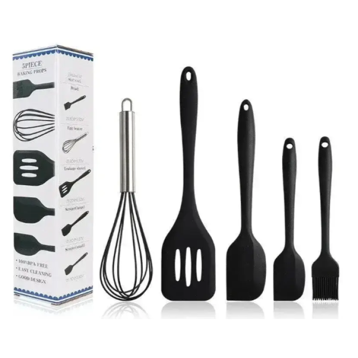 Кухонний силіконовий набір Kitchen Sets 5в1 Набір кухонного приладдя 5 шт