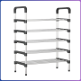 Підлогова полиця для взуття на 5 полиць 54х28х105 см New shoe rack Полиця-підставка для взуття