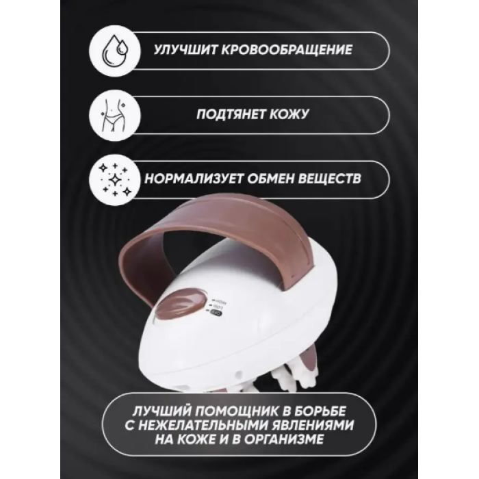 Масажер проти целюліту Massager with wheels Портативний ручний масажер для тіла
