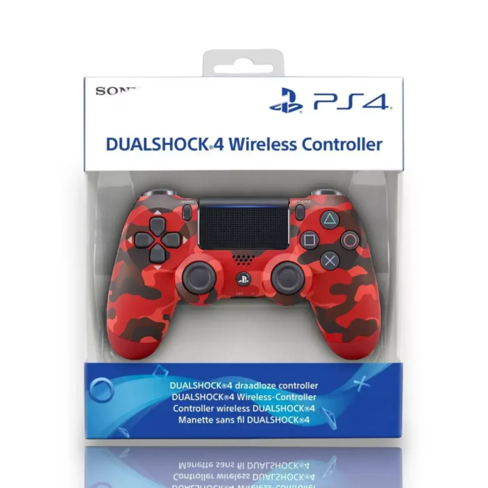 Геймпад для приставки з Bluetooth Dual Shock 4 Wireless RD-00-26 Червоний камуфляж Бездротовий геймпад