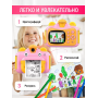 Дитячий фотоапарат з моментальним друком фото Wi Fi Print Camera PINK Термодрукарський рожевий фотоапарат