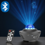 Зірковий проектор-нічник з Bluetooth колонкою, 10 режимами роботи та пультом ДУ