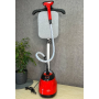 Відпарювач вертикальний для одягу Garment Steamer 2000W Червона Парова праска для всіх видів тканини