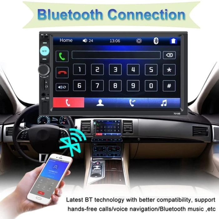 Автомагнітола з HD дисплеєм 7" на Android CML-PLAY 7010B 2DIN Магнітола для авто з дисплеєм