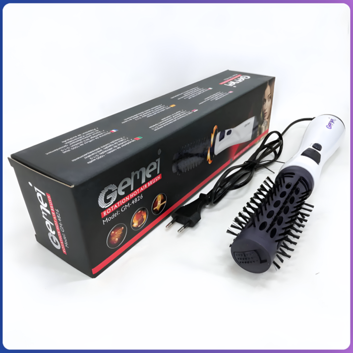Фен-щітка з автоматичним обертанням насадки Gemei GM-4826 1000W