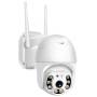Бездротова вулична поворотна WiFi IP-камера відеоспостереження V360 PRO HD 1080P Біла