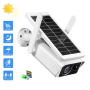 Беспроводная уличная WiFi IP-камера видеонаблюдения с солнечной батареей и удаленным доступом Solar ABQ-Q1
