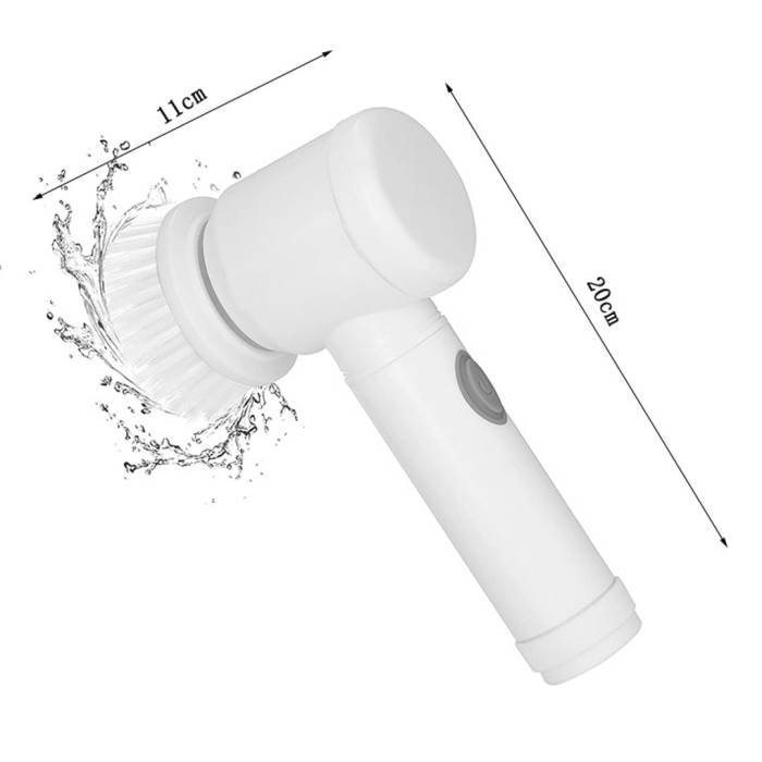 Щітка для збирання електрична 5 в 1 Magic Brush Бездротова щітка для збирання з насадками
