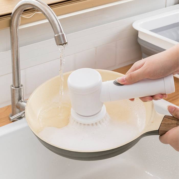 Щітка для збирання електрична 5 в 1 Magic Brush Бездротова щітка для збирання з насадками