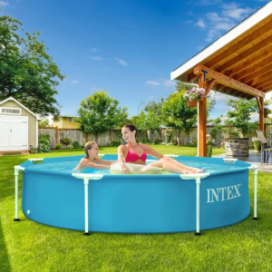 Каркасний басейн Intex 28205 на 1828л 244х244х51см Для дітей та дорослих