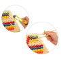 Дерев'яна мозаїка з 4 двосторонніми картками Веселі хованки 2 в 1 Tree Toys MD 2467