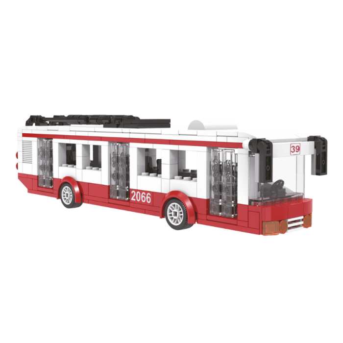 Конструктор для дітей Тролейбус LIMO TOY KB 4001 Іграшковий набір на 514 деталей