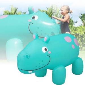 Надувна іграшка з розприскувачем Jumbo Hippo Bestway 52569 Дитячий Надувний Розбризкувач