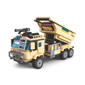 Дитячий конструктор Військова техніка ЗСУ Limo Toy KB 1103 Іграшкова військова машина стріляє