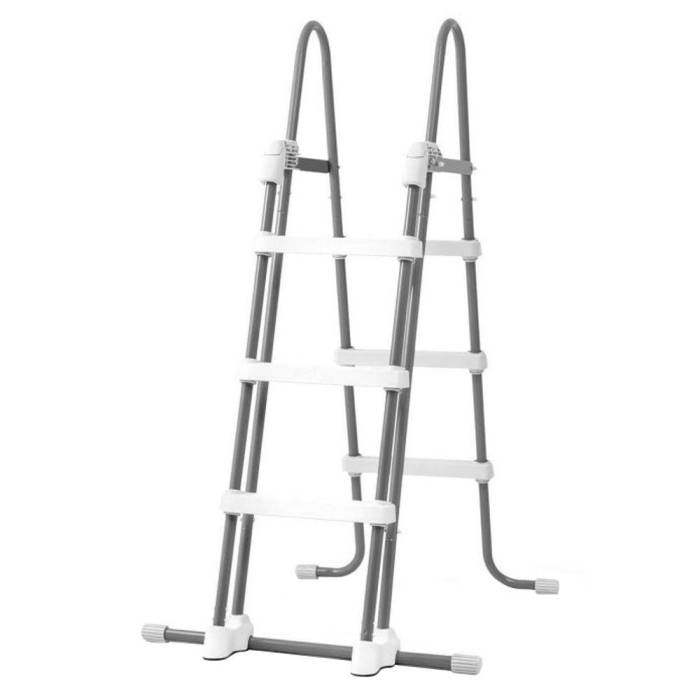 Каркасный круглый бассейн Intex 26716 Premium 366х99 см с картриджным фильтром и лестницей на 8592 л серый